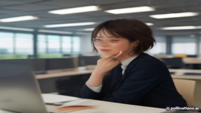 小蓝视频团队在蓝色调工作区共同讨论视频方案
